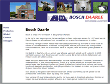 Tablet Screenshot of boschdaarle.nl